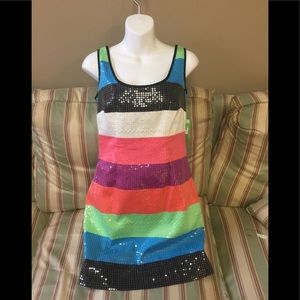❤️Lilly Pulitzer Multi-Colored Sequined Dress.